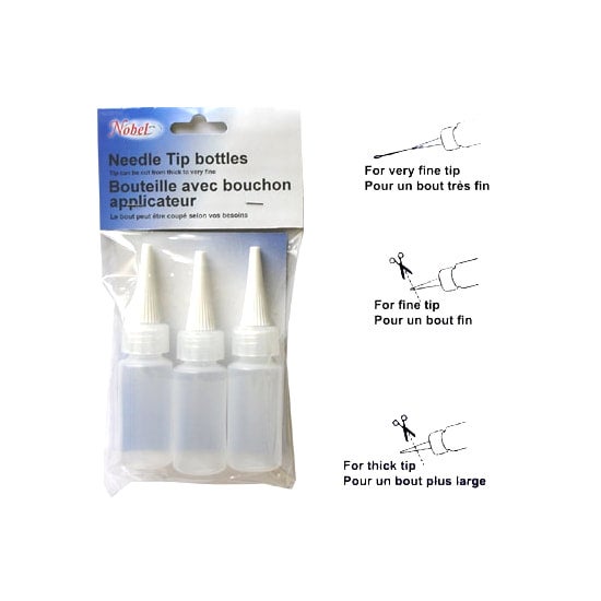 [NBNTB-1] Plastic Needle Tip Bottle - Set Of 2, 50 ml