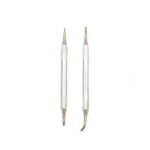 [TG-4] ensemble de 2 brunissoirs double face - Aluminium