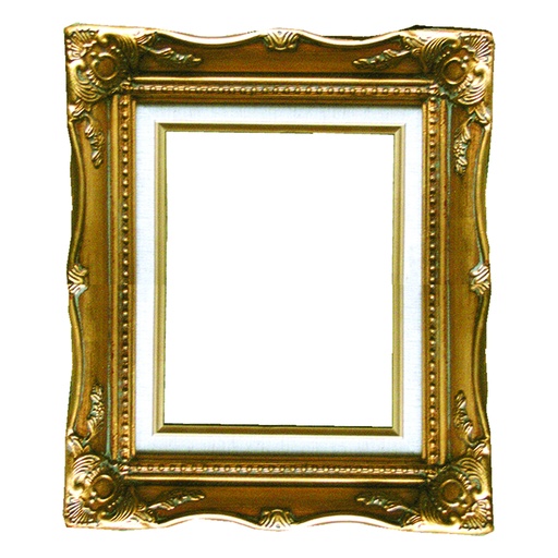 [FR LF14S-1114] Ornate Gold Wooden Frame - 11" x 14"