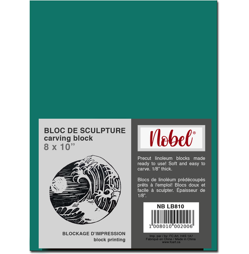 [FC LB810] Bloc de lino coupe brise 8" x 10" x 1/8"