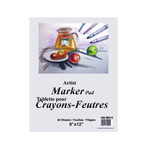 [NB M912] Nobel Marker Pad - 9" x 12", 40 Pages
