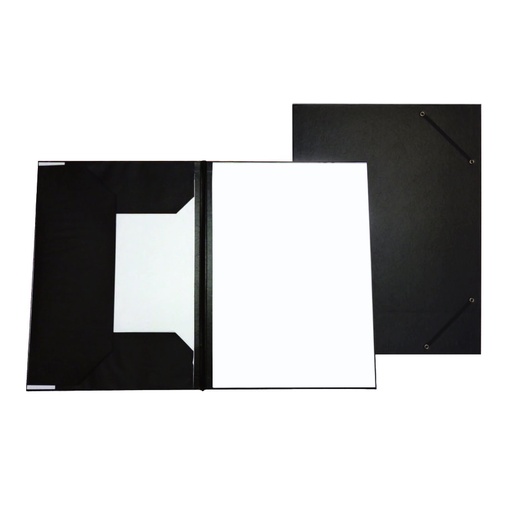 [NB 8890-1418] Faux Leather Cardboard Portfolio - 14" x 18"