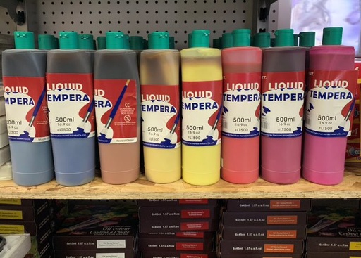 [FC LT500-CR] Crimson - Liquid Tempera Paint, 500 ml