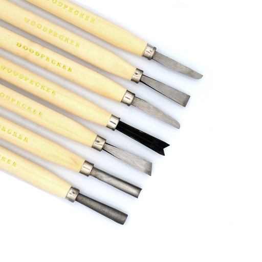 [FC 200-207] Wood Carving Knife - Set Of 7