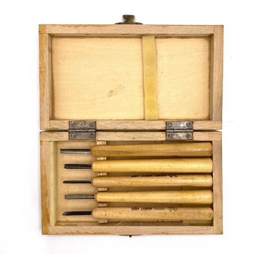 [FC 200-228] Couteau à découper le bois - ensemble de 8