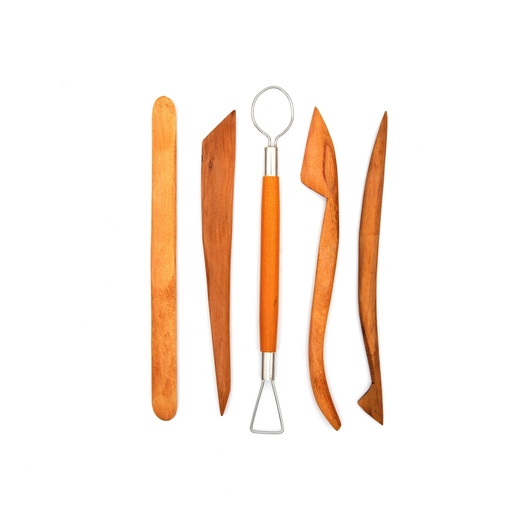 [FC 703-1] Modelling Tools - Set Of 5 (4 Double-sided Modelling Tools + 1 Double-sided Wire Modelling Tool)