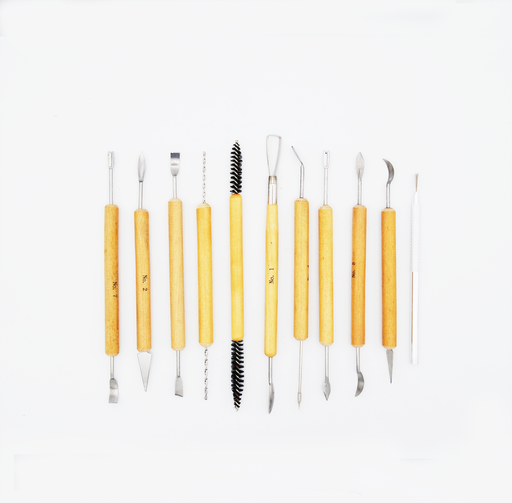 [FC 703-12] Ensemble d'outils de poterie Clean Up de 11