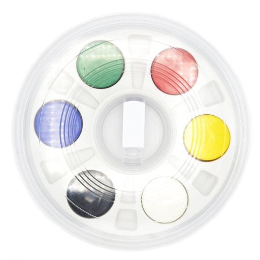 [NB TB6SN] Tempera Paint Block - Set of 6 With Palette And Lock Box Cover