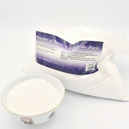 [FC 42PLA-1] Poudre de plâtre de Paris - 1 lb