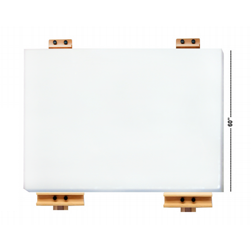 [NB 804-981] Set of 2 Adjustable Wooden Wall Easel - Accomodates Canvases up to 60"