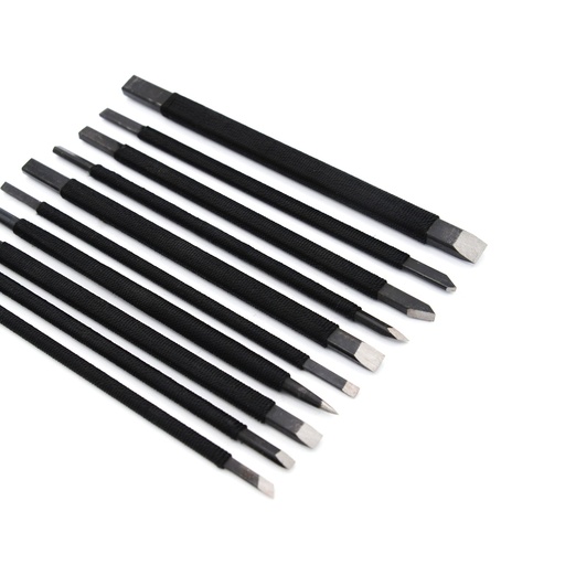 [FC 300-1] Professional Soapstone Carving Knives - Set Of 10