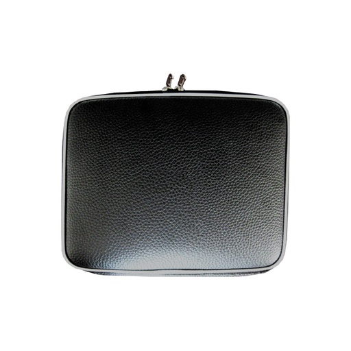 [NB IP-1BK] Faux Leather Ipad & Tablet Zippered Case (Black) - 24 cm X 19 cm