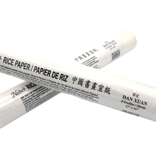 [FC 302-115] Papier de riz Danxuan - Rouleau de 8 feuilles, 12" x 54"
