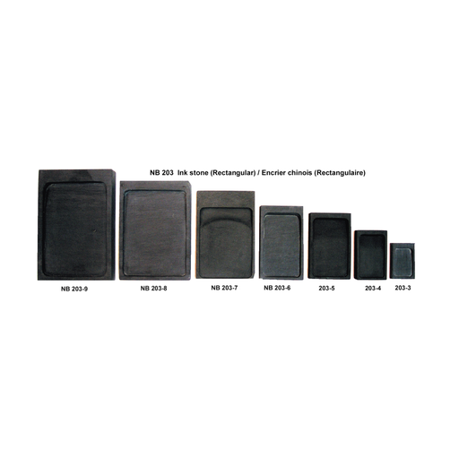 [FC 203-4] Rectangular Ink Stone - 4"
