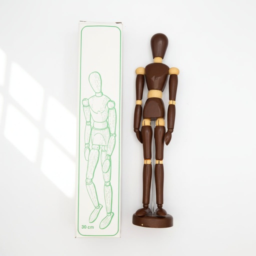 [FC 601-24] Mannequins colorés 12" - Homme (Noir)