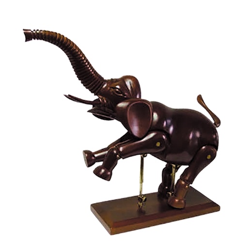 [FC 601-E1] Mannequin Éléphant Avec Tronc Souple