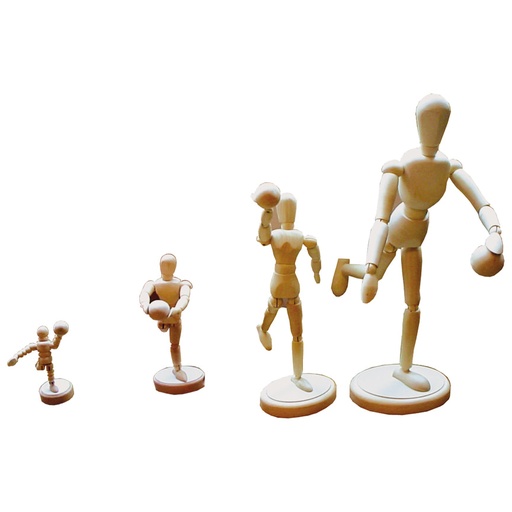 [FC 601-MA2.5] Mini Mannequin With Magnet Ball And Stand - 2.5"