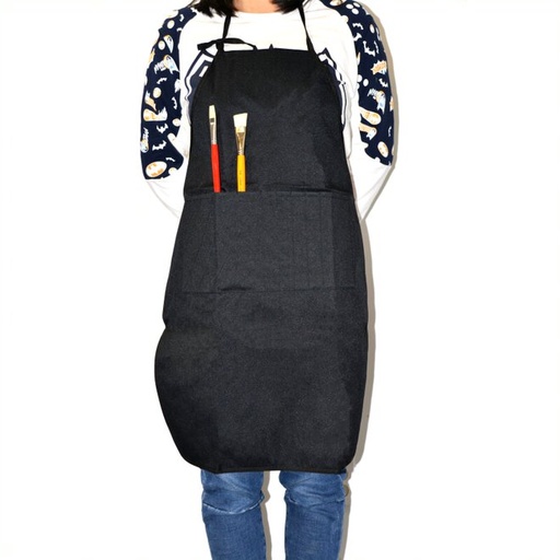 [FC 883-600DB1] Adult Waterproof Nylon Apron (Black)