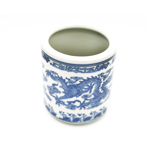 [FC 401-6] Pot porte-pinceau en porcelaine