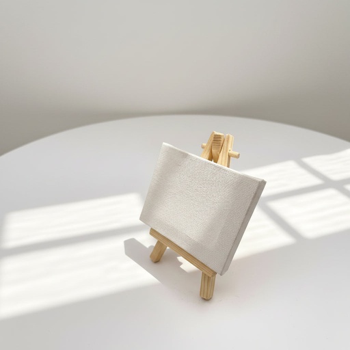 [FC 804-M2] Decorative Mini Easel and Mini Canvas - 7 x 9 cm