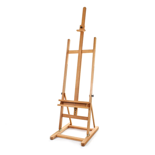 [FC 804-182] Chevalet de studio en bois de hêtre à cadre en H de 64 po