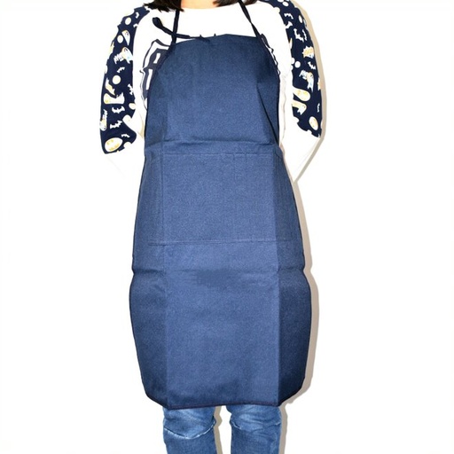 [NB 883-600DB2] Adult Waterproof Nylon Apron (Blue)