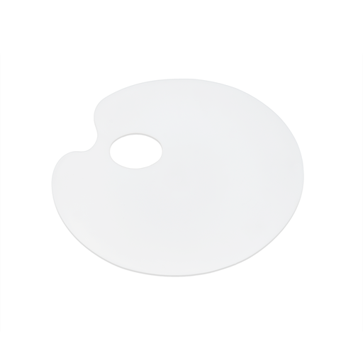 [FC 800-3] Oval Plastic Palette - 6 3/4" x 8 3/4"