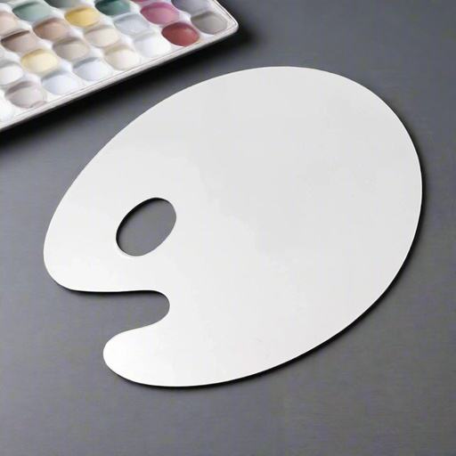 [FC 800TR-912] Clear Oval Plastic Palette - 9" x 12''