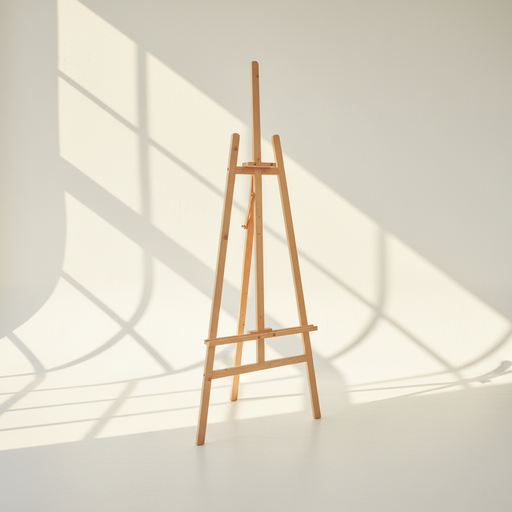 [FC 804-300] 64'' Lyre Easel - Economical Pine Easel