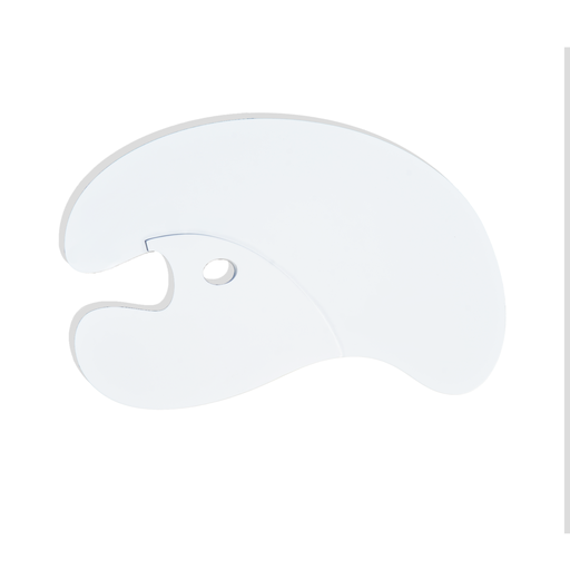 [FC 800-108] Acrylic Armed Palette - 16" x 24'' x 3 mm Thick