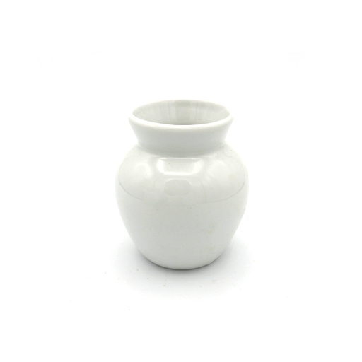 [FC 407-2] Porcelain Brush Holder - 3 1/2" x 4" Height x 2 1/2" Opening