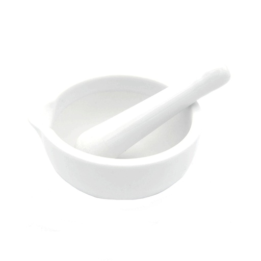 [FC 407-14] Porcelain Mortar and Pestle - 4 3/4" x 2 1/2"