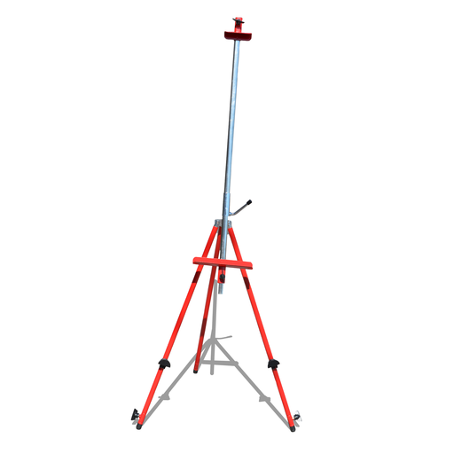 [FC 8042-3R] 51" Red Italian Steel Tripod Easel