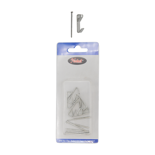[NB H32MS-4] Anneaux en D et crochets pour tableaux - Paquet de 4, 36 mm x 6,5 mm
