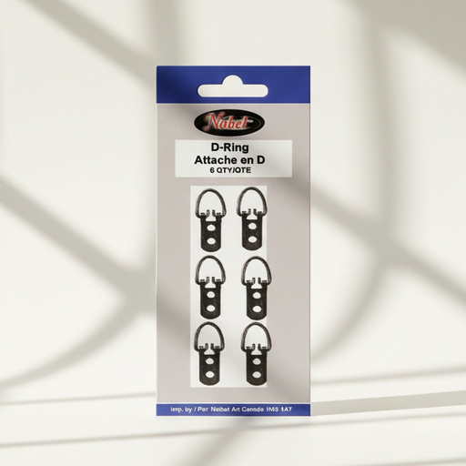 [NB HG3S-6] D-Rings(2 Holes) - Pack of 6