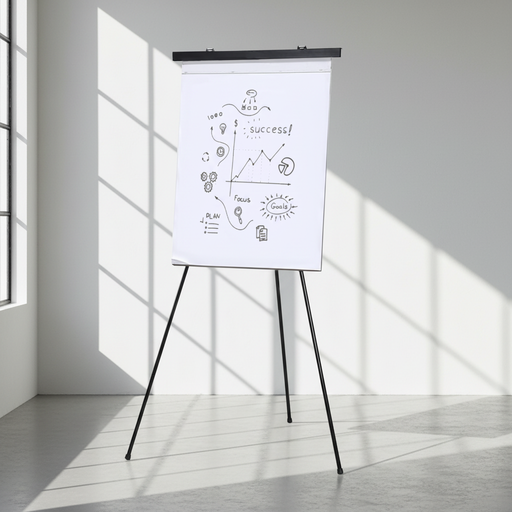 [FC 804-P4] Aluminium Flip Chart Easel 34 - 64"