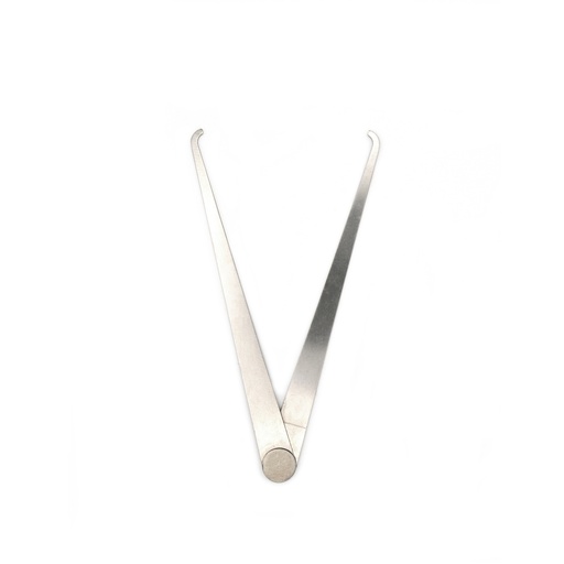 [FC 703-308] Pieds à coulisse droits en acier inoxydable
