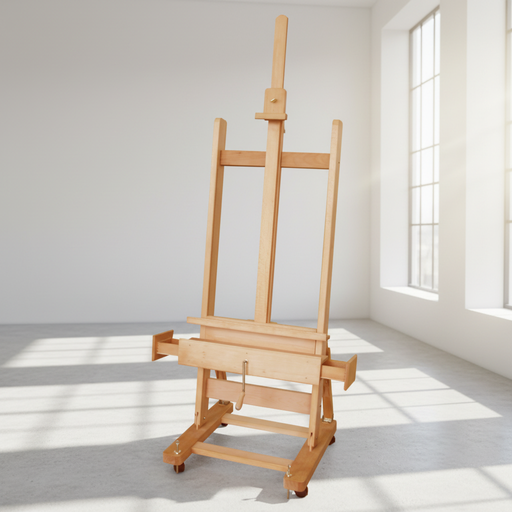 [FC 804-888] Deluxe H-Frame Studio Easel - (Maxium Canvas Height 91")