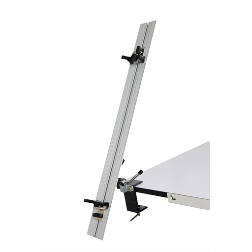 [FC 8043-102] Chevalet en aluminium à pince de table robuste - surfaces d'une épaisseur allant jusqu'à 9 mm