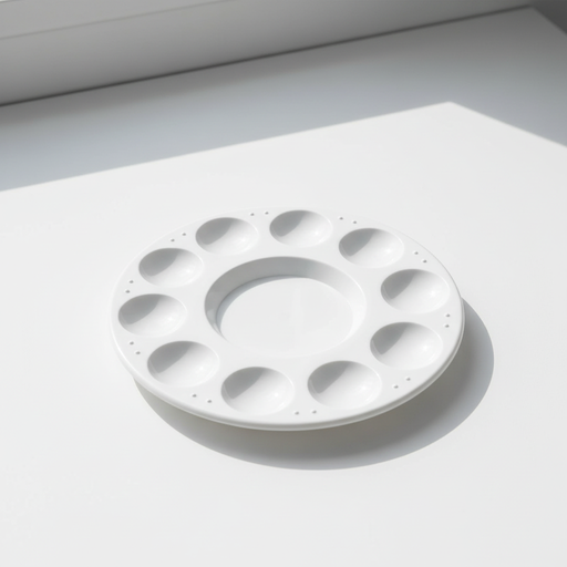 [FC 404-6] 10-Well Round Plastic Palette