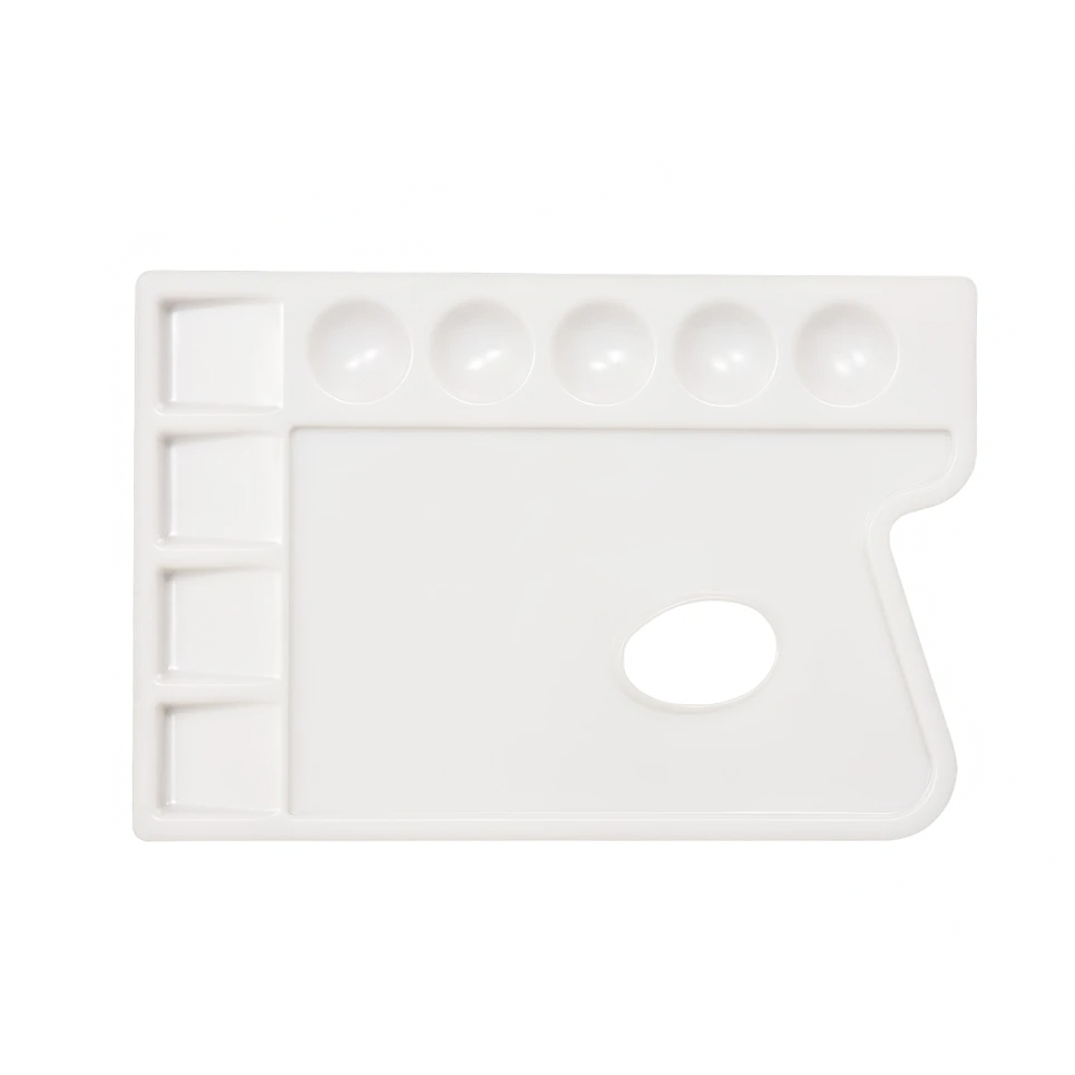 [FC 404-17] Plastic Palette with 9 Wells - 6.5" x 9.5"