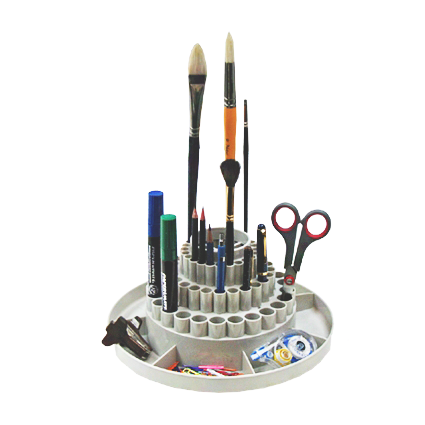 [FC 400-8] 360 Degree Rotating Brush & Accessories Holder - 10.5" Diameter