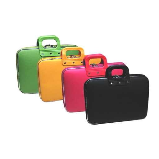 [FC LB-2R] Faux Leather Laptop Briefcase (Red)