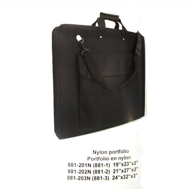 [FC 881-201N] Nylon Portfolio - 600D, 19" x 23" x 3"