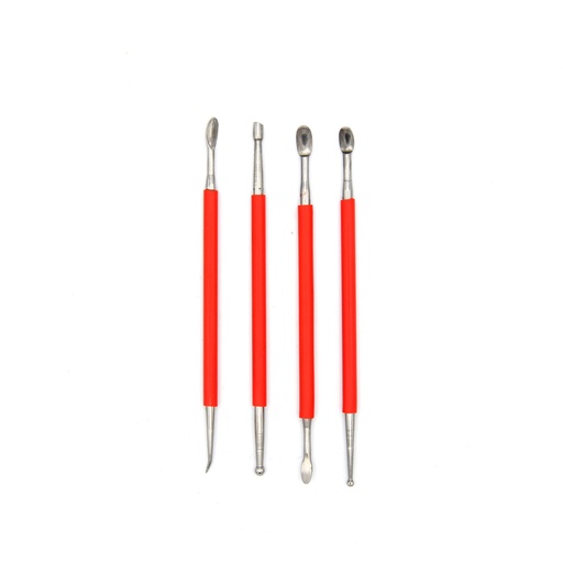[FC 703-30S] Double-Sided Stainless Steel Engraving/Embossing Tools - Set Of 4