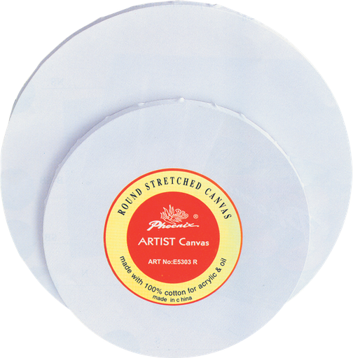 [FC 5303R-12] Round Stretched Canvas -12"
