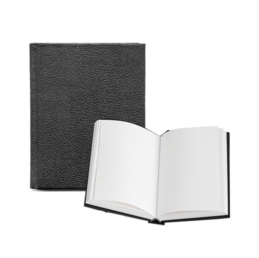 [FC 201114] Carnet de croquis avec couverture noire cousue - 80 pages, 11" x 14"