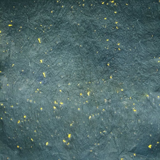 [FC 30-450] Mulberry Paper (Blue with Gold Spots), 18" x 24"