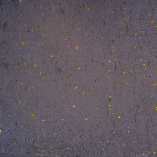 [FC 30-470] Papier mûrier fait à la main (violet avec des taches dorées) - 18" x 24"