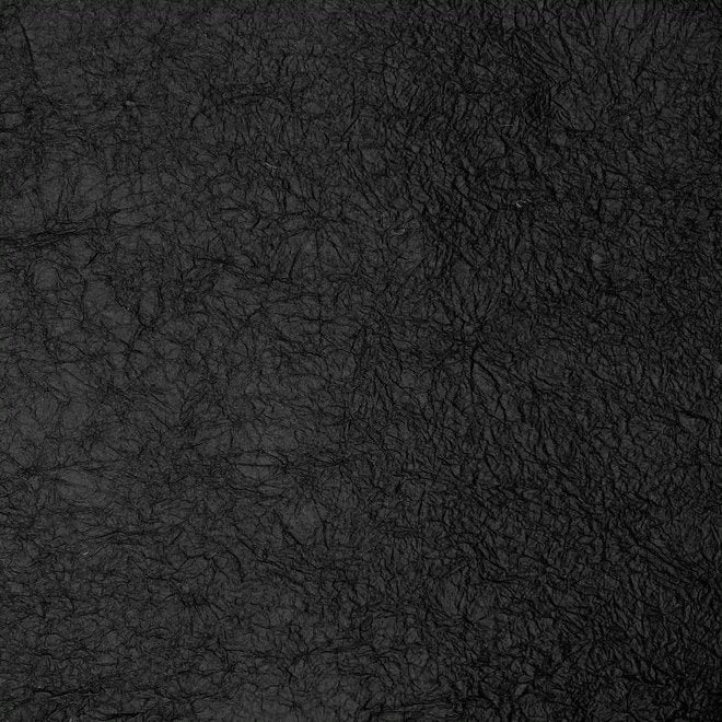 [FC 50-305] Mulberry Paper (Black - Wrinkled) - 24" x 34"
